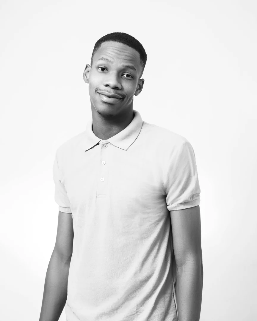 Woman with headscarf smiling